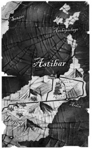 Mapas para Tigana - Guy Gavriel Kay | ilustrador Pablo Uría Díez