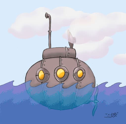 IlustraciÃ³n infantil submarino | Pablo UrÃ­a Ilustrador