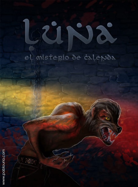 IlustraciÃ³n Luna, El Misterio de Calenda | Pablo UrÃ­a Ilustrador