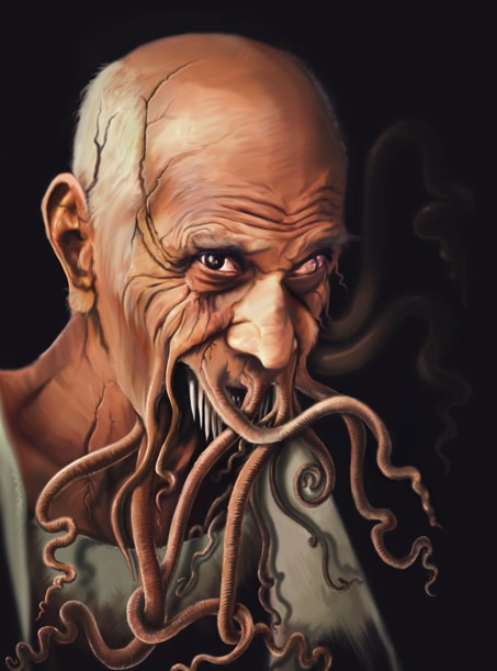 IlustraciÃ³n Terror Lovecraft | Pablo UrÃ­a Ilustrador