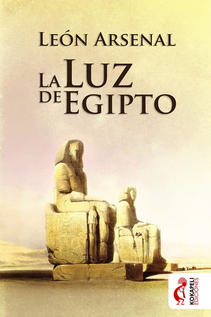 DiseÃ±o Cubierta La Luz de Egipto - Kokapeli Ediciones | Pablo UrÃ­a Ilustrador