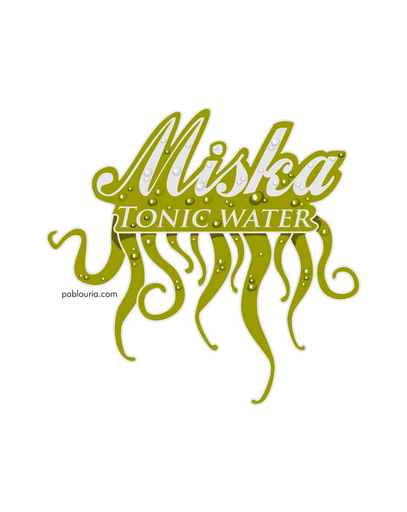 MiskaTonic Logo - Pablo Uria Ilustrador Editorial