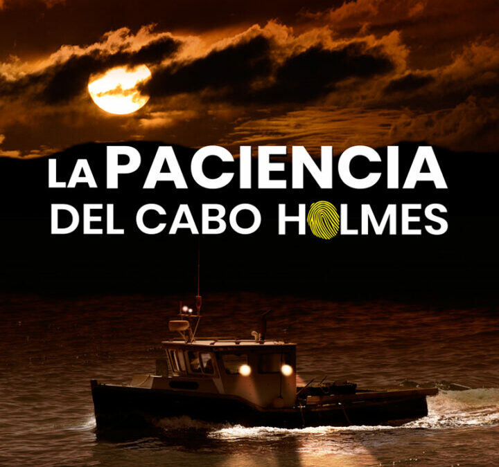 Cubierta de novela. La paciencia del cabo Holmes