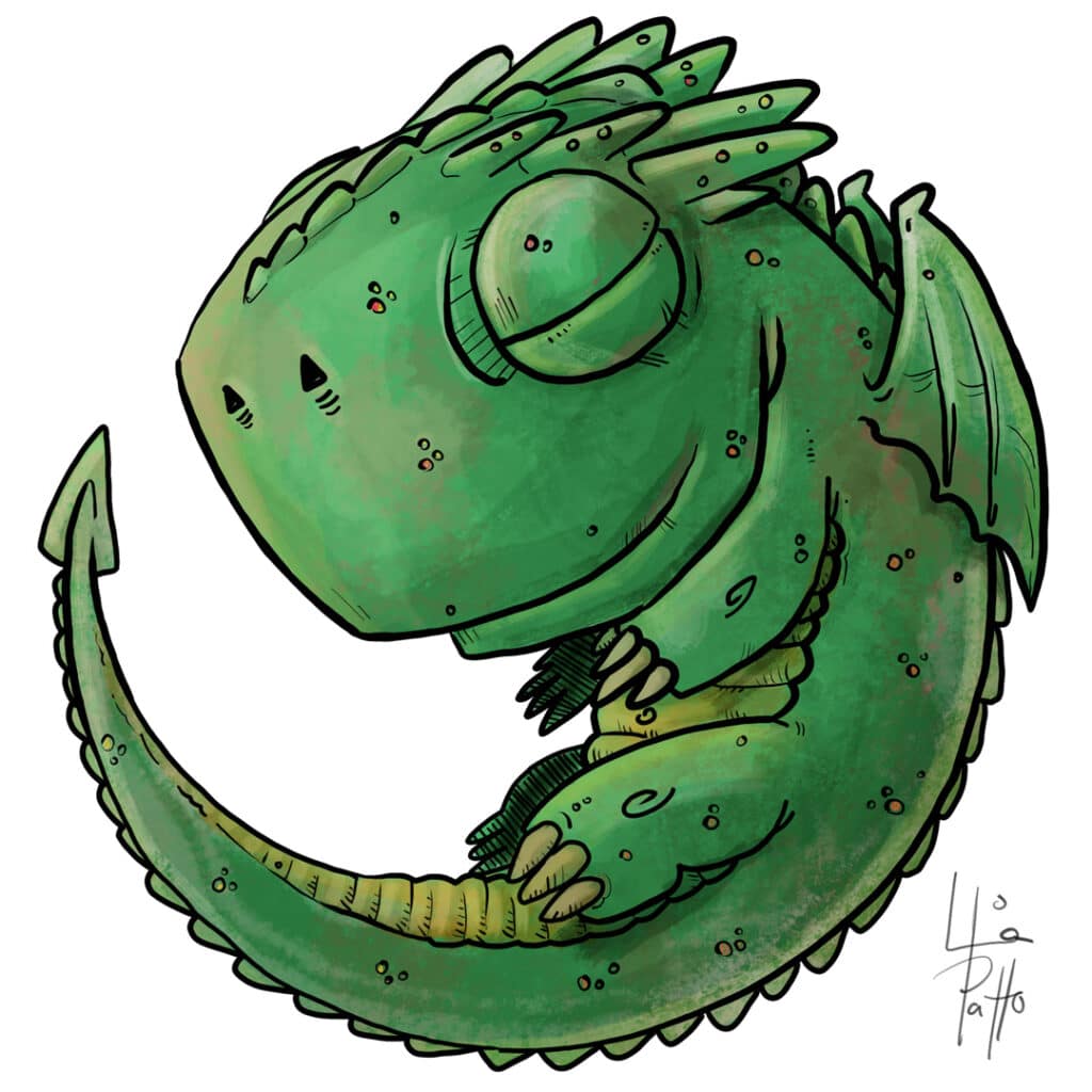 pequeÃ±o dragon - pablo uria ilustrador infantil