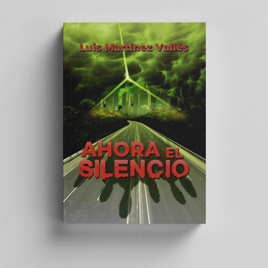 Ilustración de cubierta Ahora el silencio. Novela de Luis Martínez Vallés