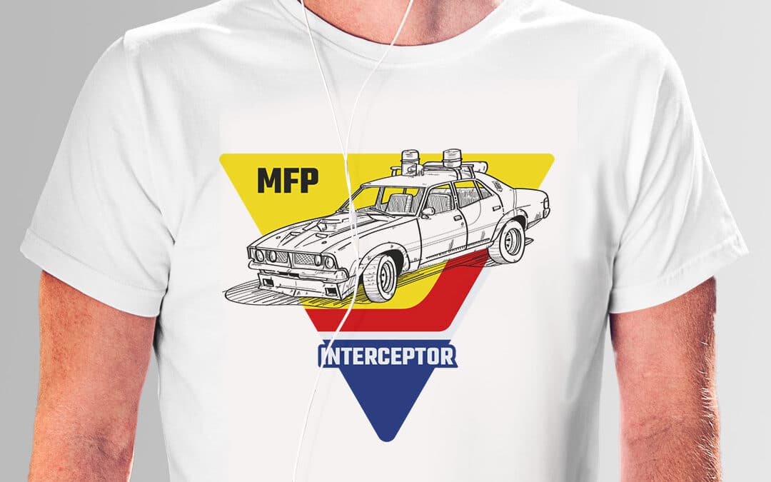 IlustraciÃ³n del Ford Falcon XB Sedan (Mad Max 1979)