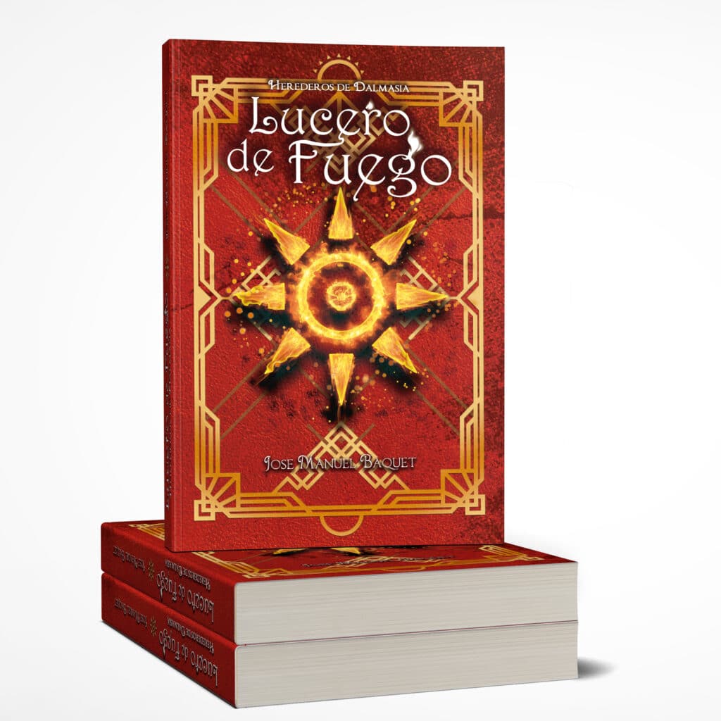 Lucero de Fuego - Diseño e ilustración de cubierta para autoedición en Amazon