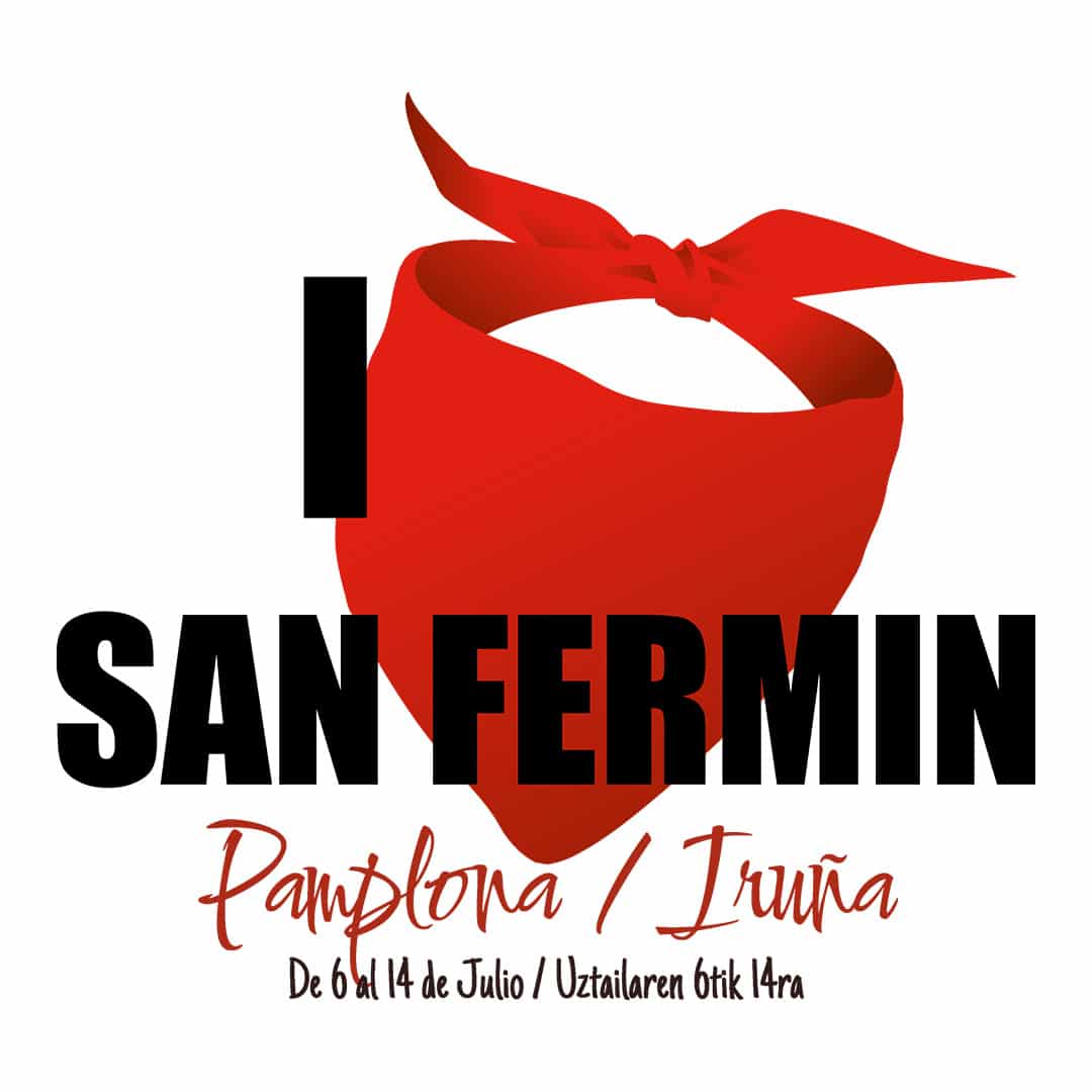San Fermin Pamplona Panuelico Camiseta Pablo Uria Pablouria: Ilustrador editorial
