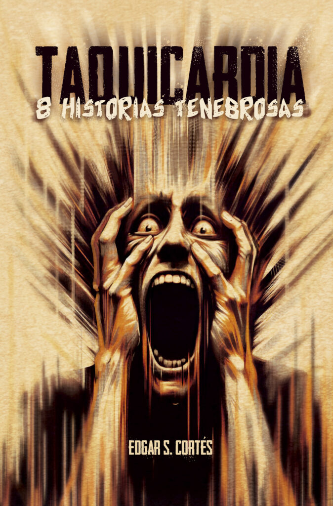 Cómo se creó la ilustración cubierta novela Taquicardia, una portada de miedo, opresión y parálisis. Un trabajo de ilustrador editorial deja huella.
