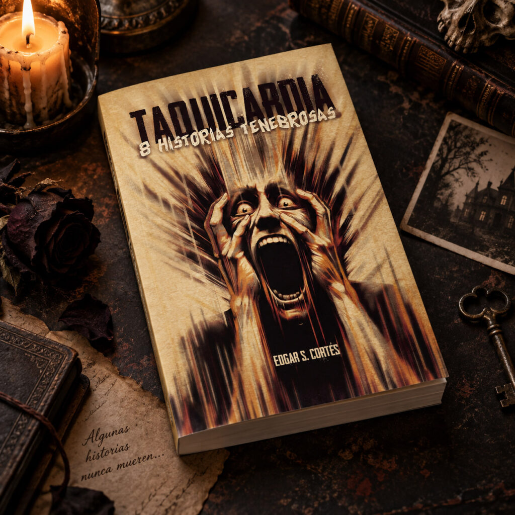 Ilustración cubierta novela Taquicardia: una portada para acelerar el pulso