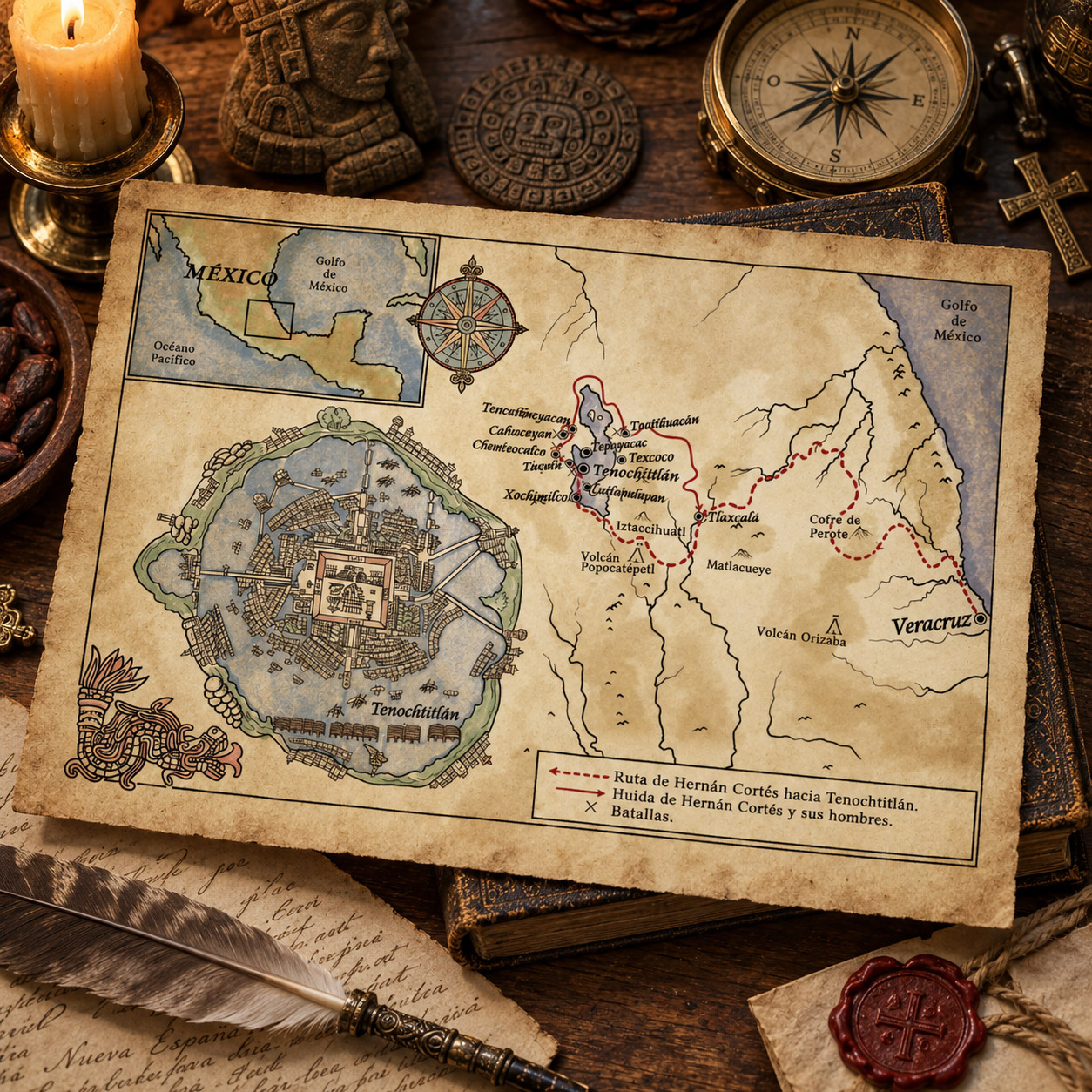 Ilustración de Mapa de El Sueño de la Serpiente, la nueva novela de Jordi Canga. Un thriller histórico que entrelaza pasado y presente.