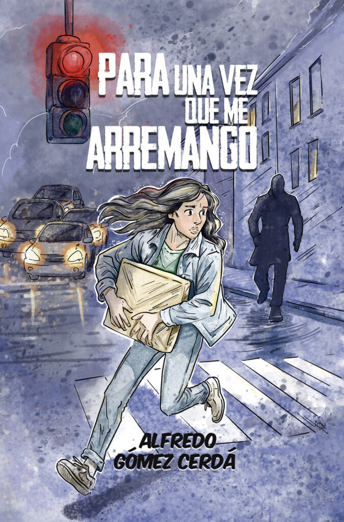 Cubierta e ilustración de Para una vez que me arremango - editorial everest - Pablo Uria Ilustrador decubiertas, portadas y todo tipo de novelas.