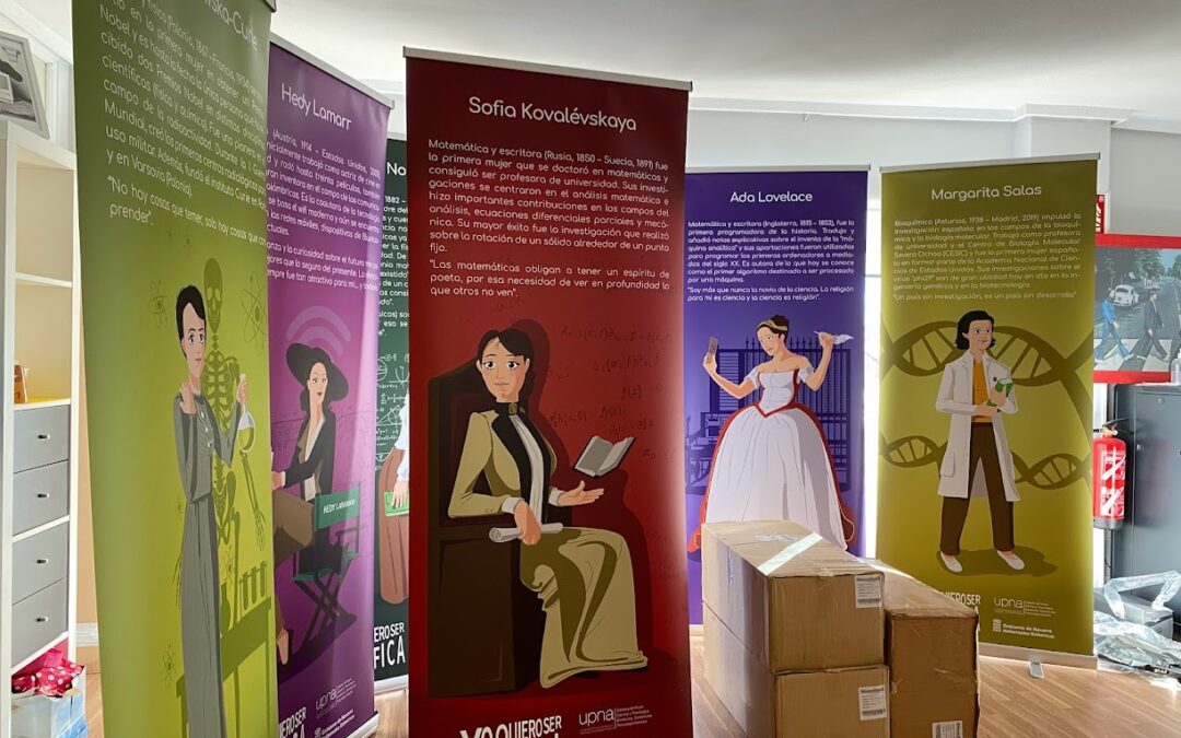 Científicas de la Historia: una exposición ilustrada en la UPNA