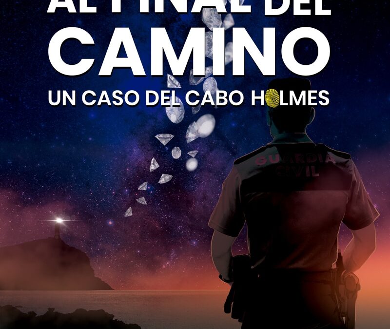 Ilustración de cubierta para la novela Al final del camino
