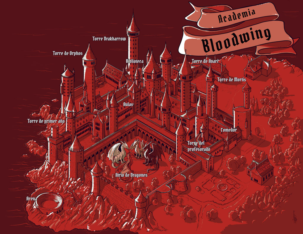 El mapa ilustrado de Sangre de Dragón: proceso creativo para Editorial Planeta - Pablo Uría Ilustrador de mapas de fantasia