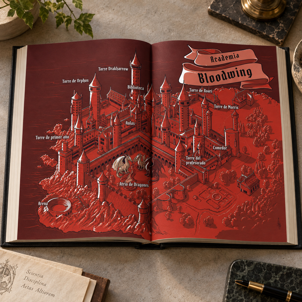 El mapa ilustrado de Sangre de Dragón proceso creativo para Editorial Planeta